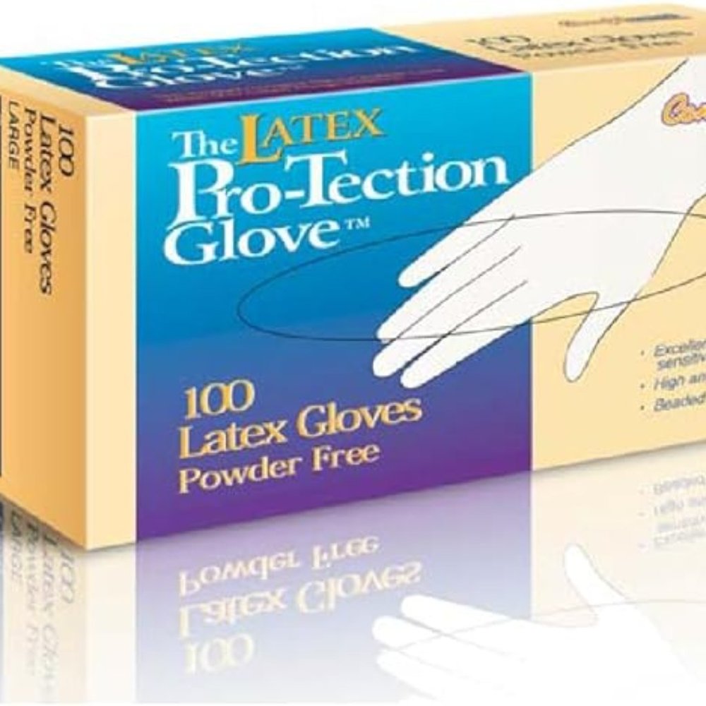 COMFITWEAR Box 100 Gloves VINYL Powder Free Sheer(.005 Gauge SM-CASE-10PK)